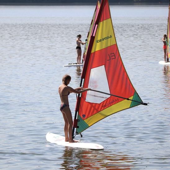 Windsurfen am Brombachsee