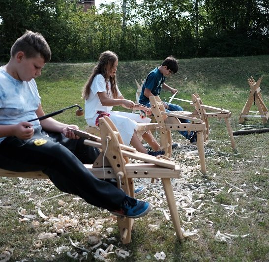 Klettern und mobile Grünholzwerkstatt – Bild 2