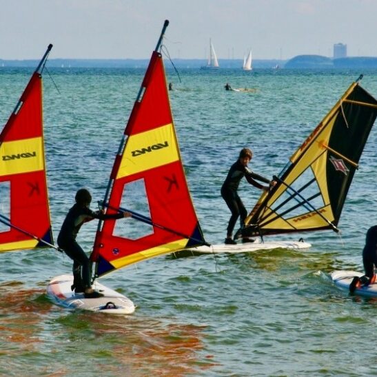 Windsurfen am Kleinen Brombachsee