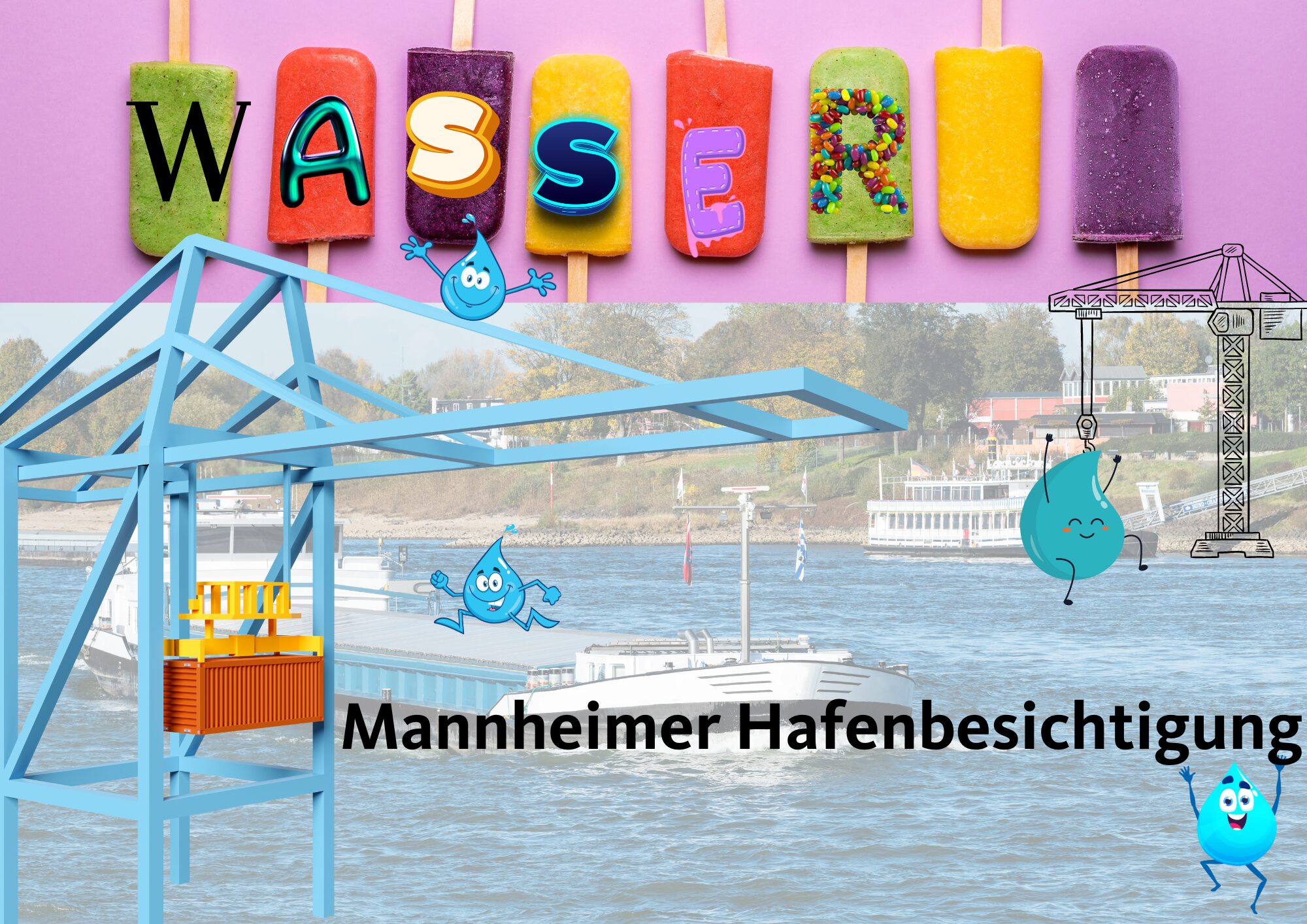 Wunder*Wasser Hafenbesichtigung Mannheim