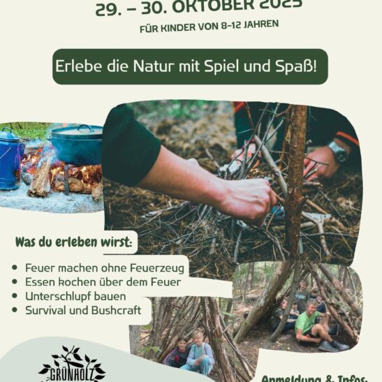Natur-Erlebnis-Tage - Ein Abenteuer für Kinder von 8-12 Jahren