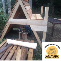 Bau und Werkwoche auf der Jugendfarm Mannheim