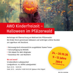 AWO Kinderfreizeit - Halloween im Pfälzerwald