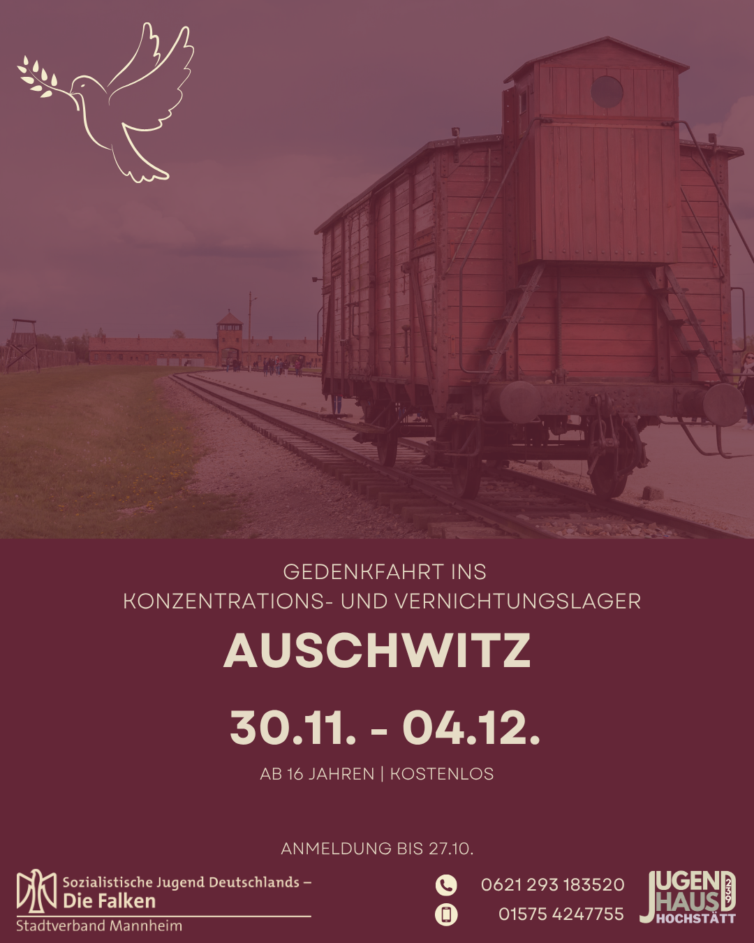 Gedenkfahrt Konzentrations- und Vernichtungslager Auschwitz